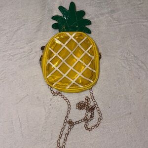 Pineapple Crossbody Bag - Yellow and Green